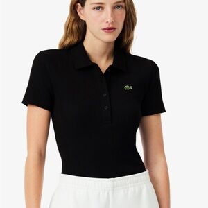 Lacoste Black Short Sleeve Polo